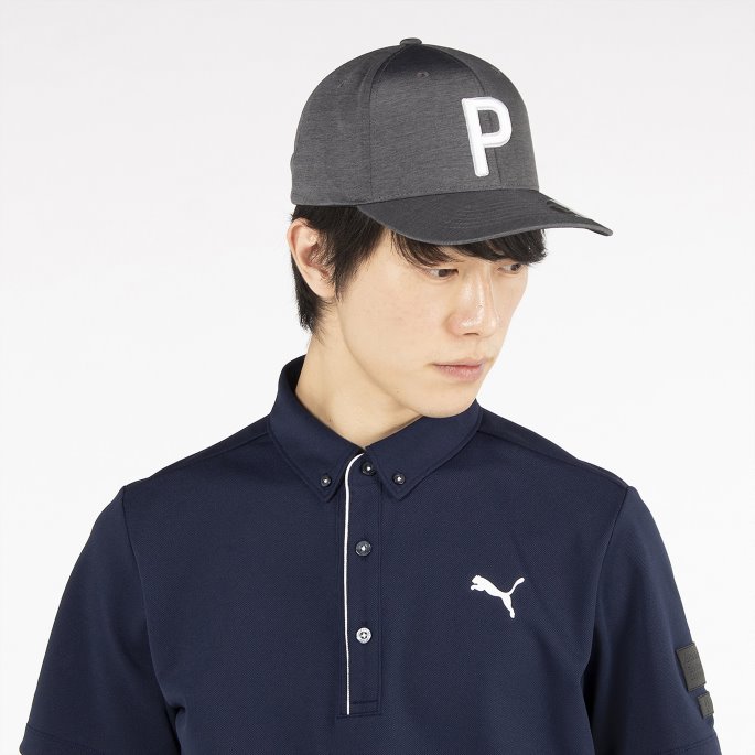 Puma På Tilbud Svart P Snapback Golfcaps For Menn