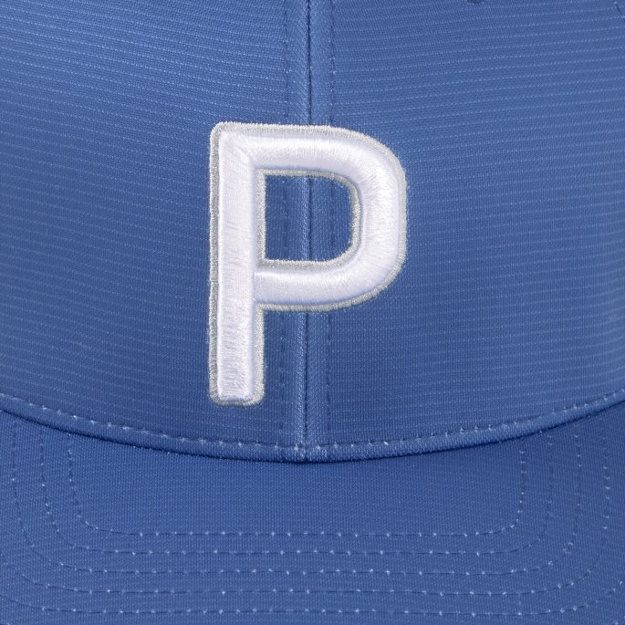 Lys Kobolt-lys Hvit P Snapback Golfcaps For Menn Puma På Salg