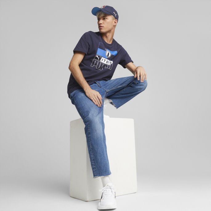 Peacoat-antenne Blå Puma På Salg Italia Fotball Cap