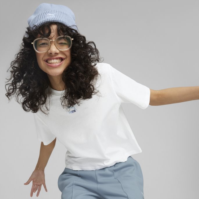 Archive Mid Fit Beanie Blue Wash Puma På Salg