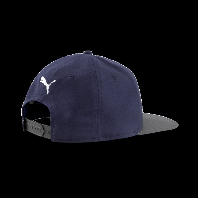 Puma På Salg Flat Brem Cap Peacoat-mørk Skygge-hvit