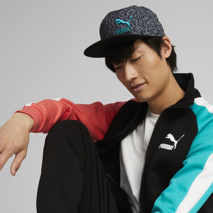 Livsstil Colorblock Cap Black-castlerock-aop Puma På Salg