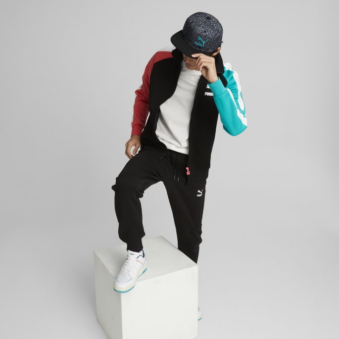Livsstil Colorblock Cap Black-castlerock-aop Puma På Salg