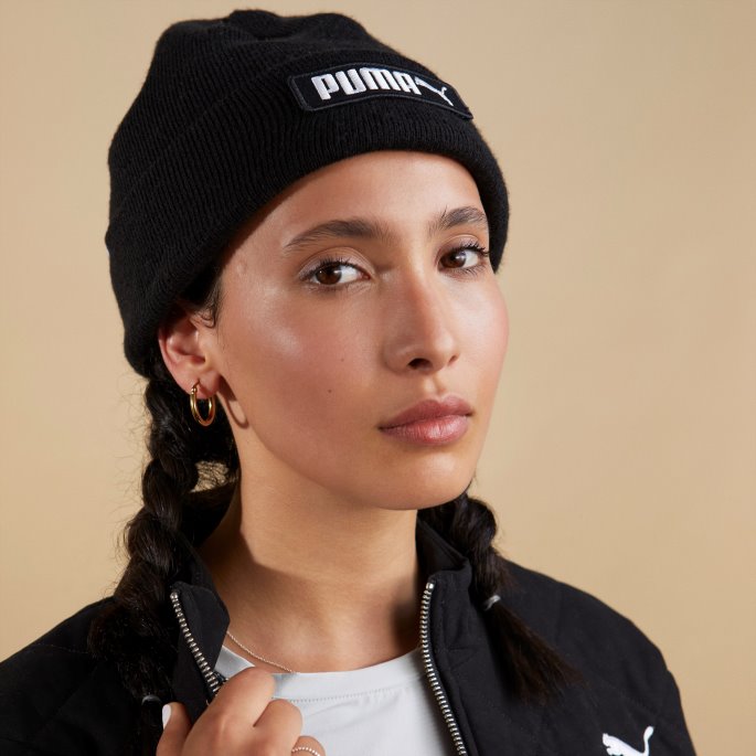 Classics Cuff Beanie Black Puma På Salg