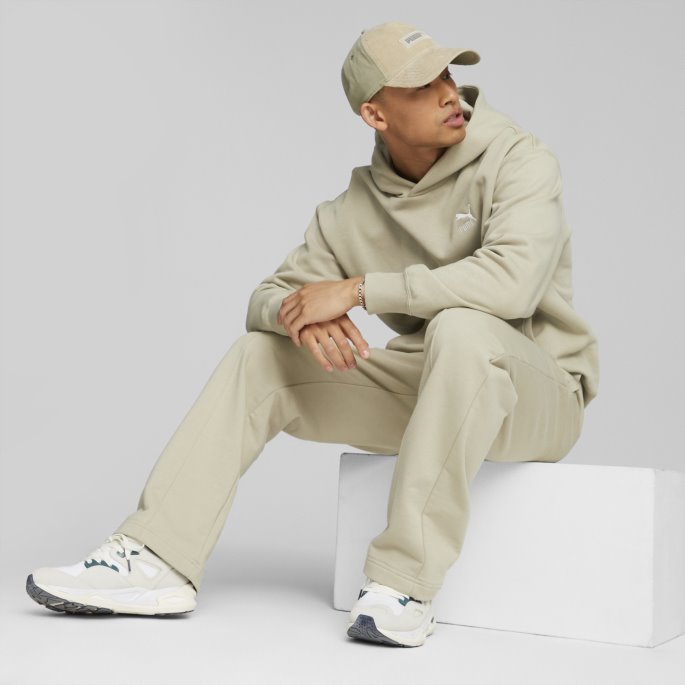 Pebble Grå Arkiv Logo Etikett Cap Puma På Salg