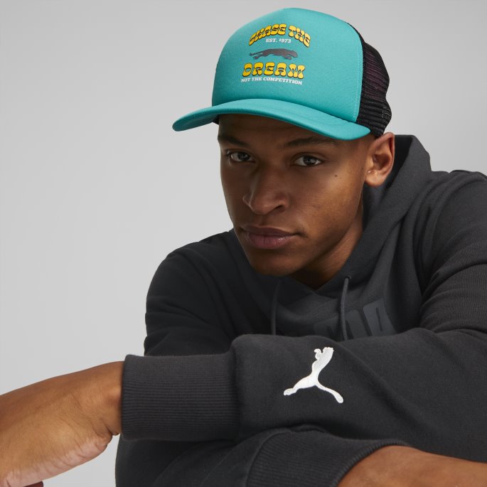 Basketball Trucker Cap Puma På Salg Deep Aqua