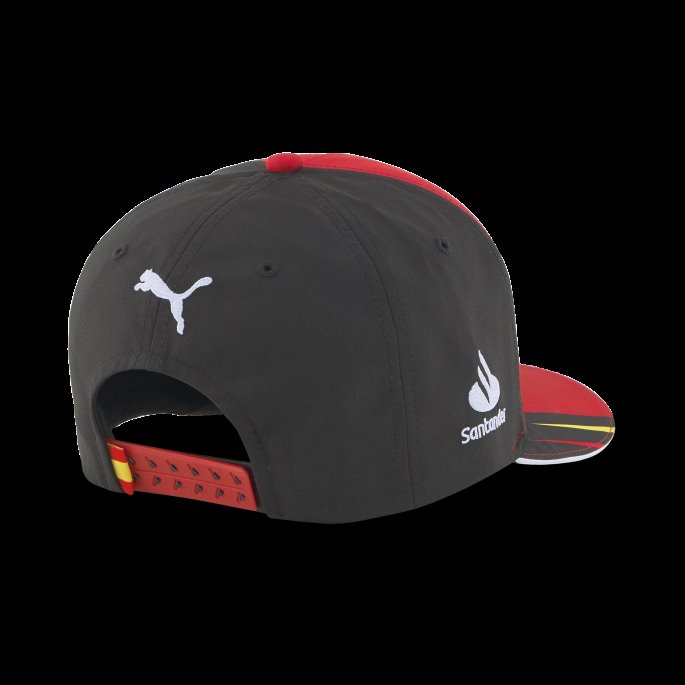 Scuderia Ferrari Kopi Sainz Lav Kurve Ungdomshette Rosso Corsa-svart Puma På Salg
