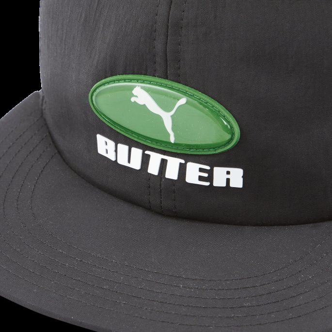 Svart-amazon Grønn Puma På Tilbud X Smørvarer Flat Brem Cap