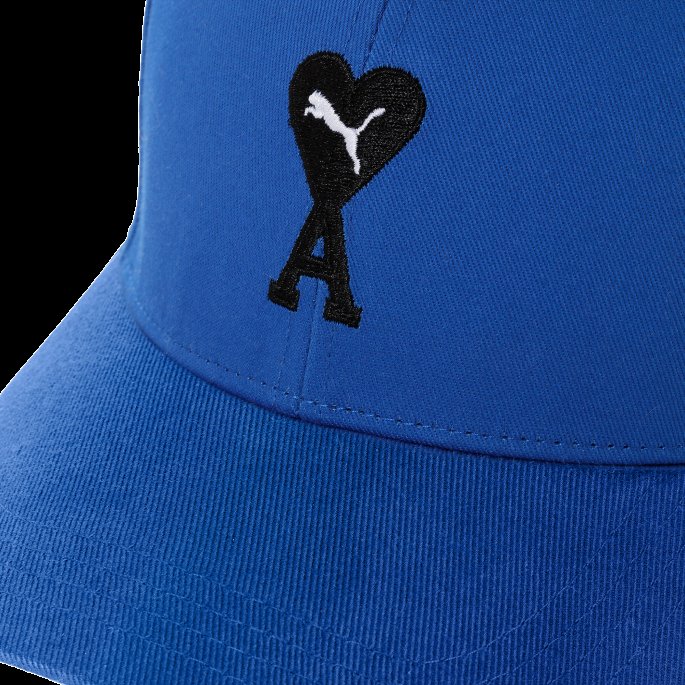 Puma På Tilbud X Ami Low Curve Cap Blendende Blå