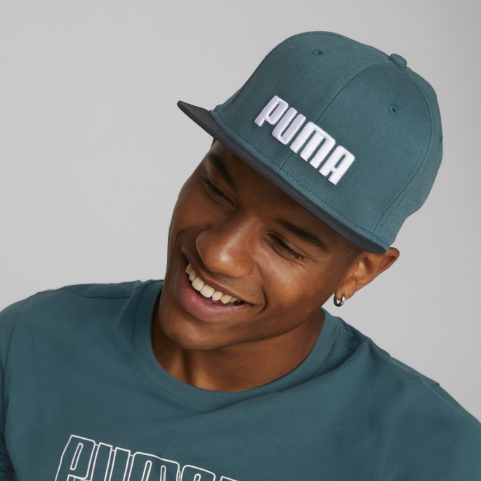 Varsity Grønn-svart Puma På Salg Flat Brem Cap