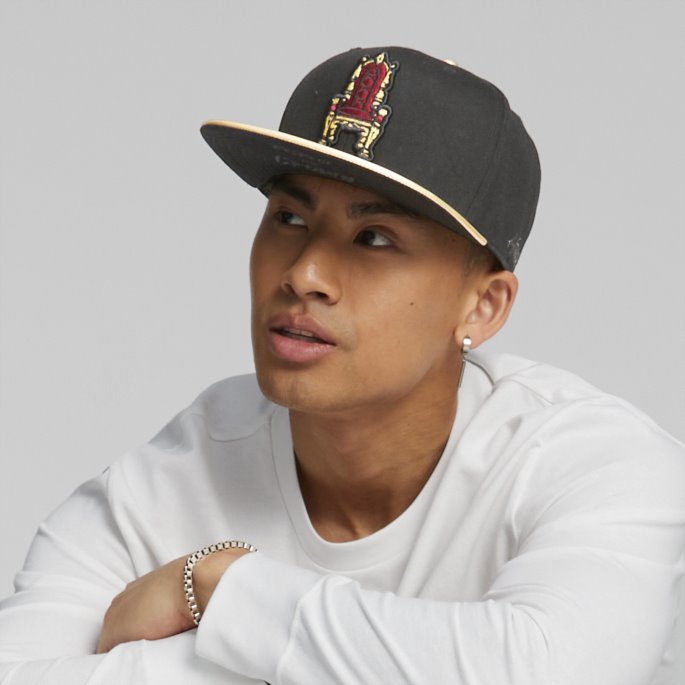 Black-gull-crown Hometown Heroes Flat Brim Cap 2 Puma På Salg