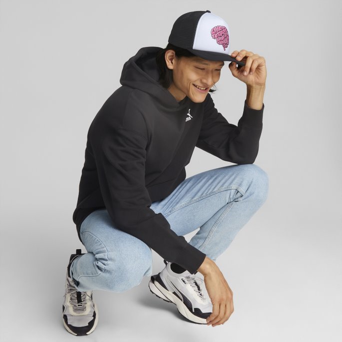 Puma På Salg Svart-hvit Hometown Heroes Trucker Hat 2