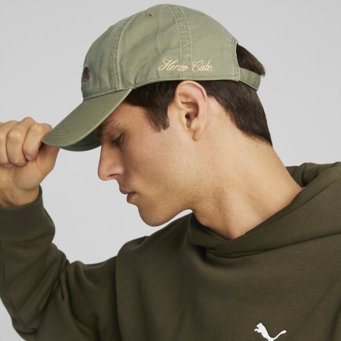 Brent Oliven Hjemby Helter Pappa Cap 2 Puma På Salg