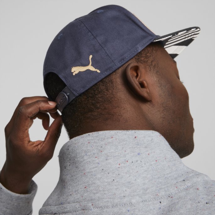 Peacoat Italy Ftblculture Flat Brem Cap Puma På Salg