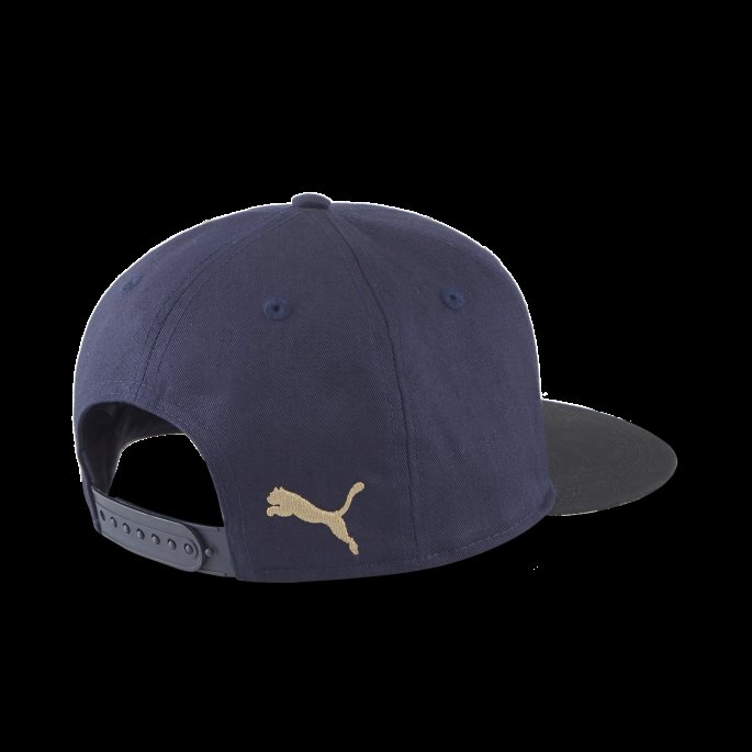 Peacoat Italy Ftblculture Flat Brem Cap Puma På Salg