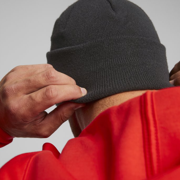 A.c. Milan Ftblcore Fisherman Beanie Svart-tango Rød Puma På Salg