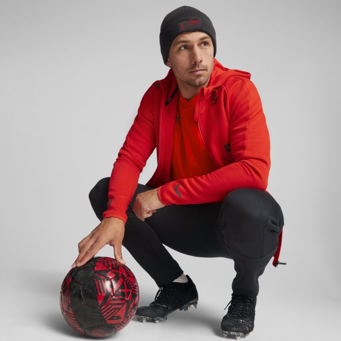 A.c. Milan Ftblcore Fisherman Beanie Svart-tango Rød Puma På Salg