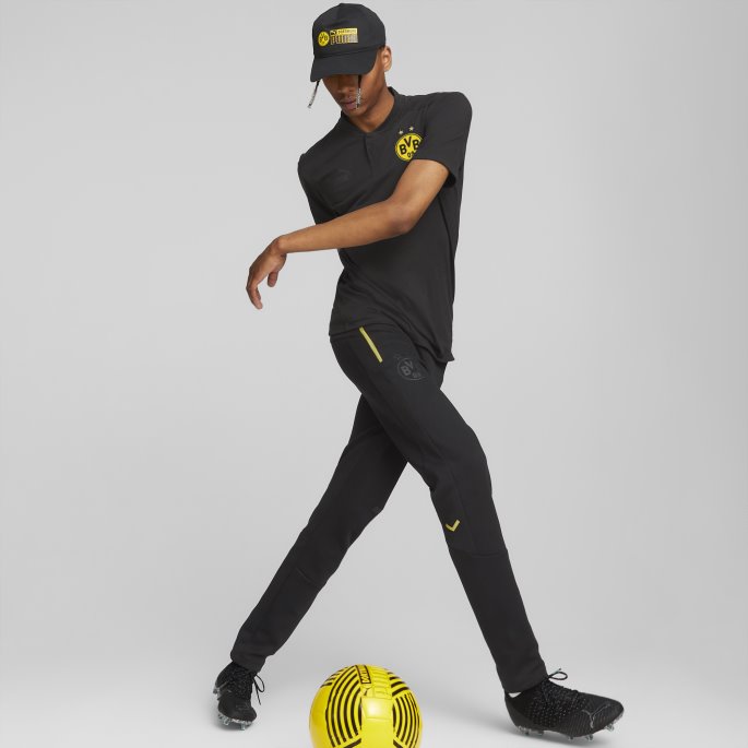 Puma På Tilbud Svart-cyber Gul Borussia Dortmund Ftblcore Cap