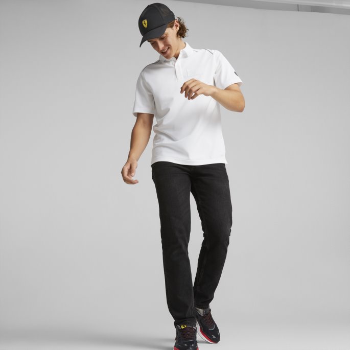 Scuderia Ferrari Sptwr Race Trucker Lue Puma På Tilbud Svart