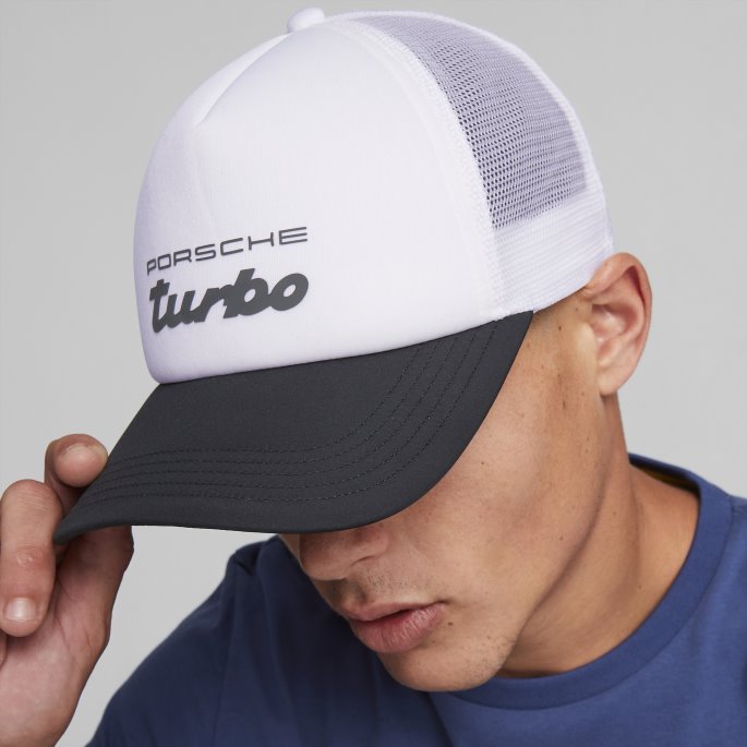 Hvit Porsche Legacy Motorsport Trucker Lue Puma På Salg