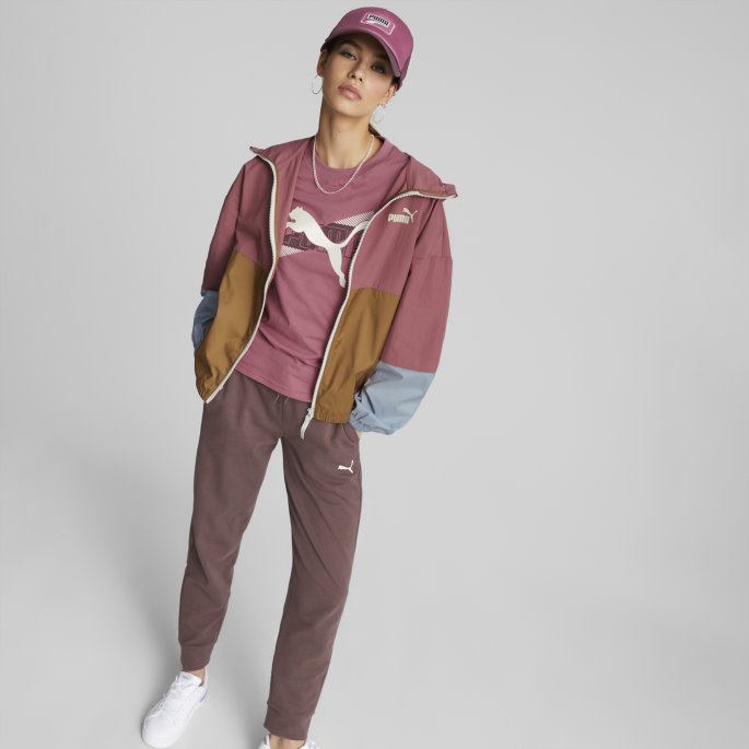 Puma På Tilbud Støvete Orkide-aubergine-logo Lastebilhatte