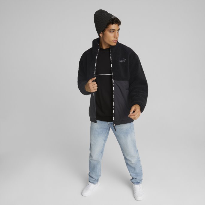 Svart Puma På Tilbud Klassisk Lue Med Mansjett