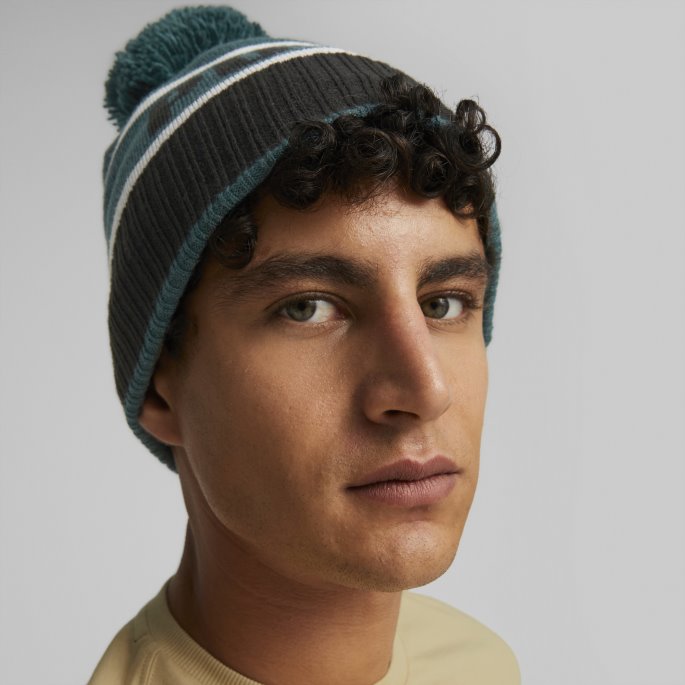 Puma På Salg Pom-pom Beanie Varsity Grønn-svart