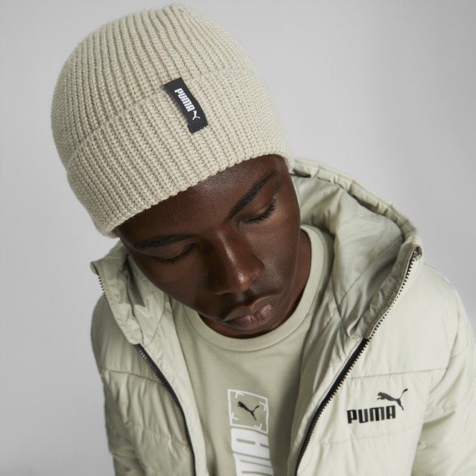 Pebble Grey Core Fisherman Beanie Puma På Salg