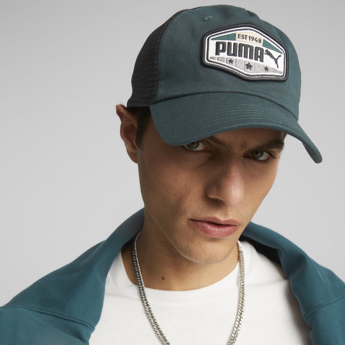 Varsity Green Trucker Cap Puma På Salg