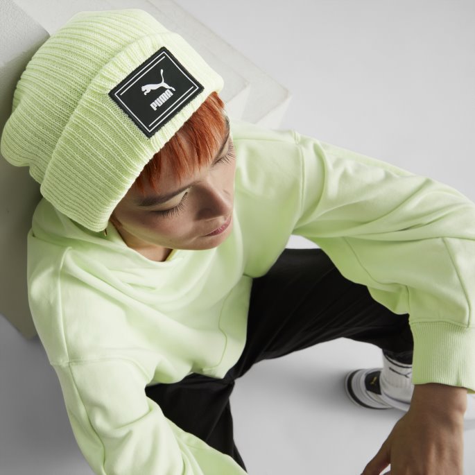Puma På Salg Cuff Trend Lue Kvinner Pistasj-tør å