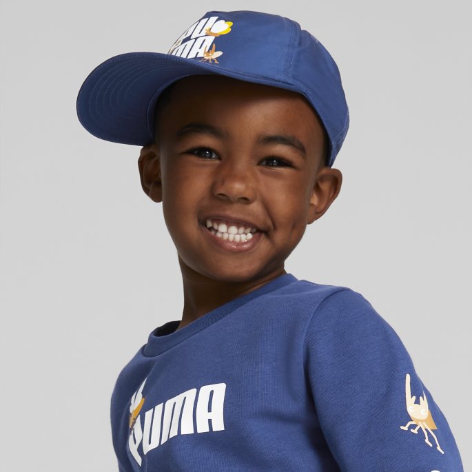 Small World Pinch Panel Cap Kids Blazing Blue Puma På Salg