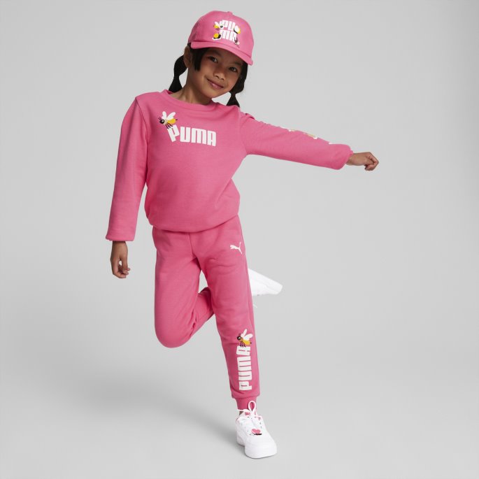 Puma På Tilbud Solnedgang Rosa Liten Verden Pinch Panel Cap Barn