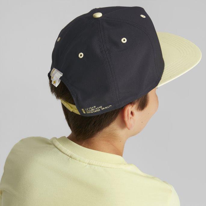 Puma På Tilbud X Pokmon Big Kids' Snapback Lue Svart-blek Sitron