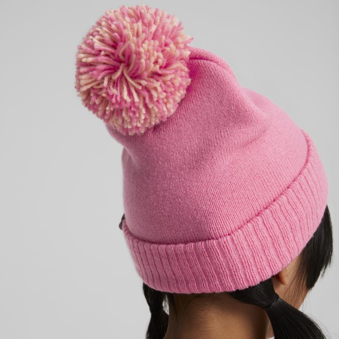 Solnedgang Rosa Liten Verden Pom-pom Lue Ungdom Puma På Salg