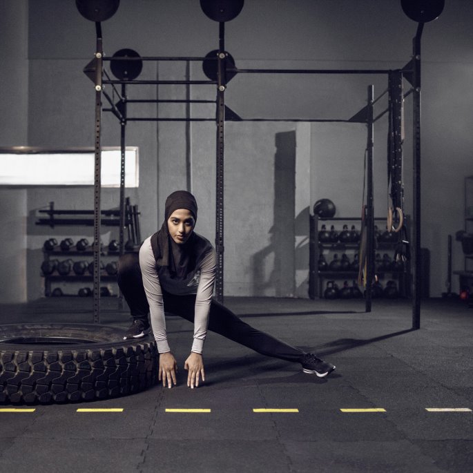 Puma På Salg Sports Running Hijab Svart