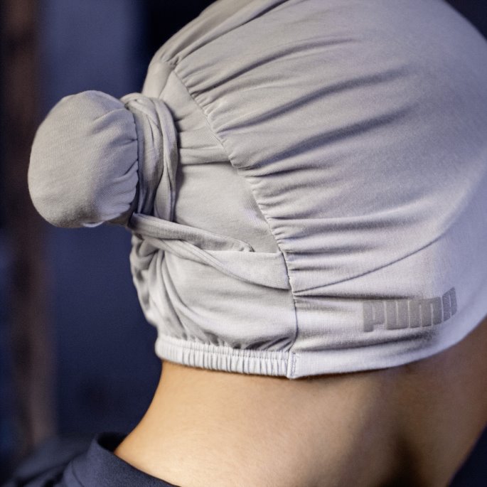 Platinagrå Sports Hijab Undercap Puma På Salg
