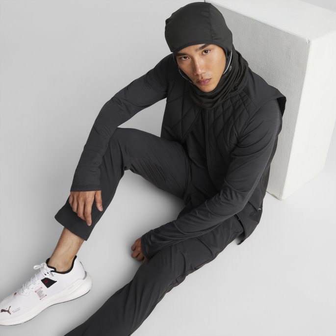 Puma På Tilbud Sesonger Kjører Balaclava Svart