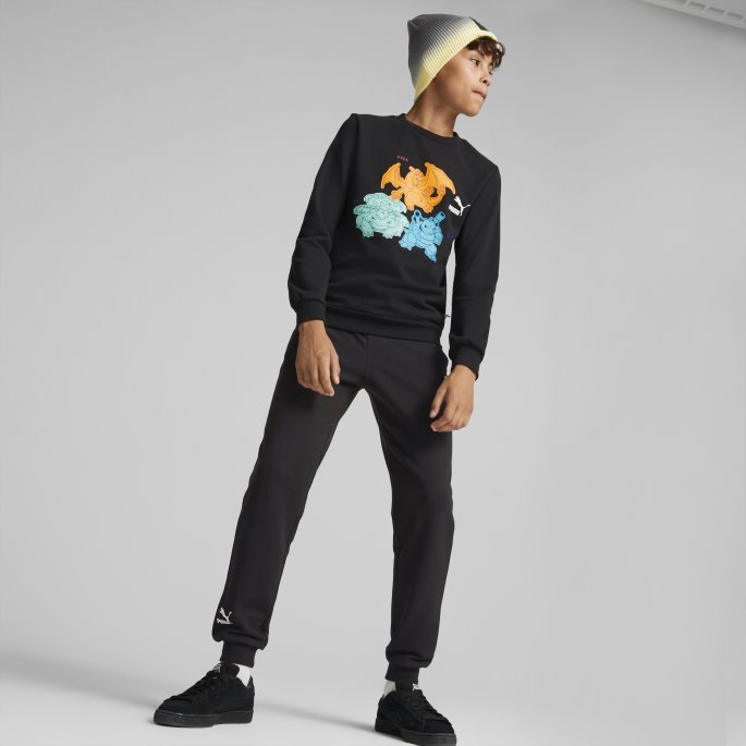 Puma På Tilbud X Pokmon Store Lue For Barn Svart-blek Sitron