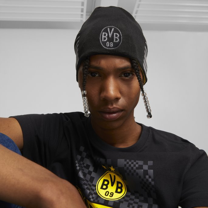 Borussia Dortmund Vendbar Lue Puma På Tilbud Svart