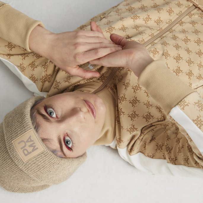 Light Sand Infuse Archive Beanie Puma På Salg