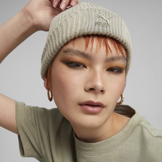 Pebble Grey Puma På Salg Re:collection Fisherman Beanie