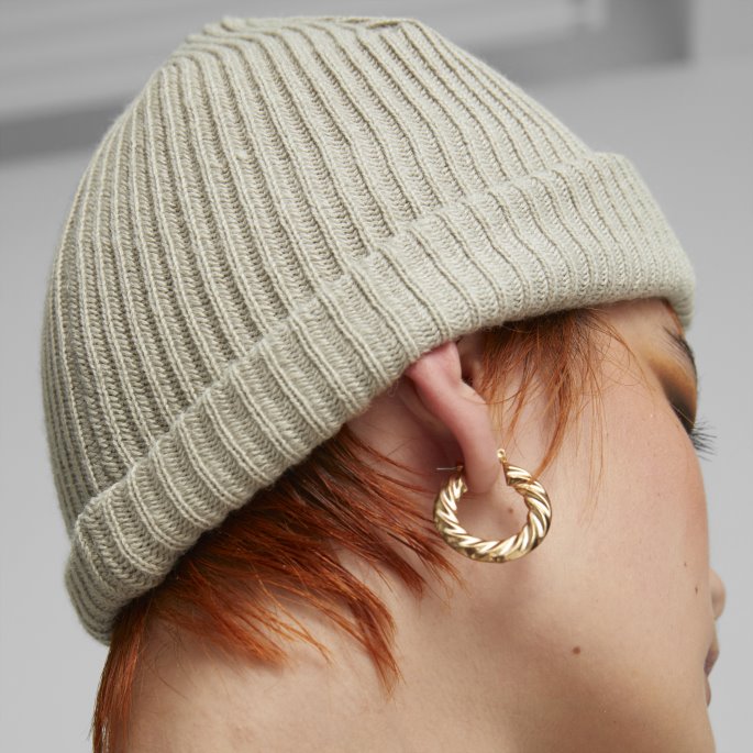 Pebble Grey Puma På Salg Re:collection Fisherman Beanie