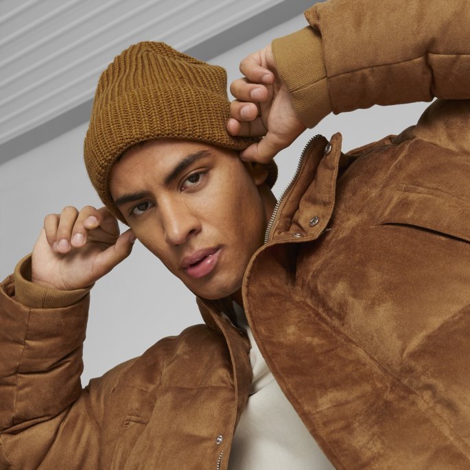Desert Tan Puma På Tilbud Mmq Classic Cuff Beanie