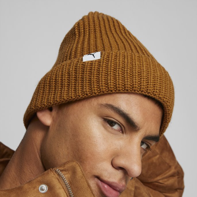 Desert Tan Puma På Tilbud Mmq Classic Cuff Beanie