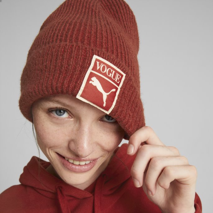 Puma På Tilbud X Vogue High-top Beanie Kvinner Intens Rød