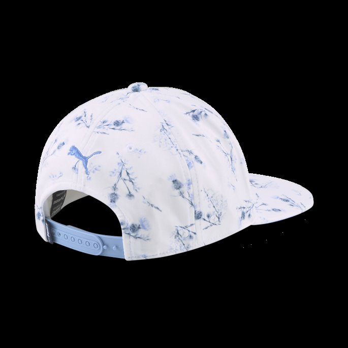 Lyse Hvit-lavendar Pop Puma På Salg Lowlands P Snapback Golf Cap Herre