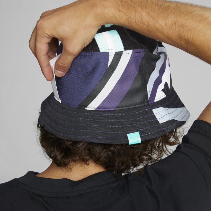 Puma På Tilbud Svart-grå Fiolett-mørk Lilla Hometown Heroes Bucket Hat