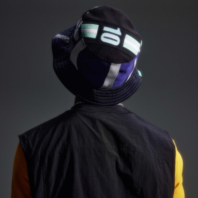 Puma På Tilbud Svart-grå Fiolett-mørk Lilla Hometown Heroes Bucket Hat