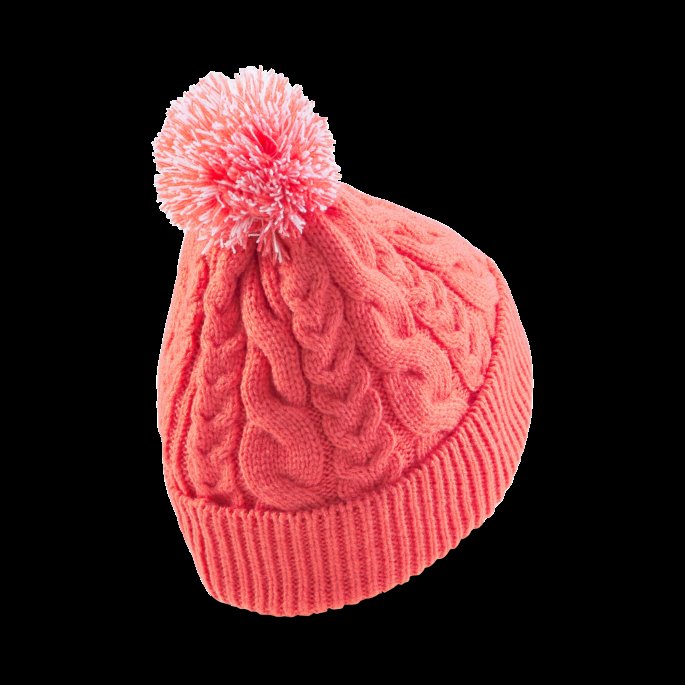 Puma På Tilbud Kabel Pom-pom Golf Lue Kvinner Nellike Rosa-lys Hvit