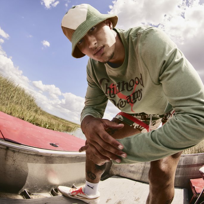Lett Sand Puma På Salg Barndomsdrømmer Basketball Bucket Hat